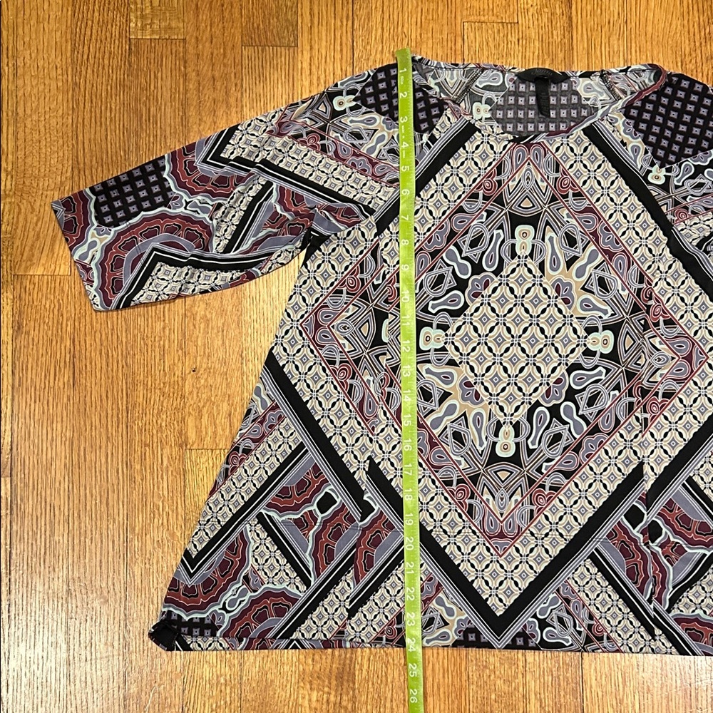 Soma Black and White Geometric Pajama Top Size Small - Picture 6 of 10